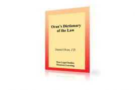 دانلود دیکشنری اصطلاحات حقوقی | Oran's Dictionary of the Law