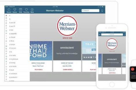 دیکشنری اندروید و آیفون وبستر | Merriam Webster for Android & iOS