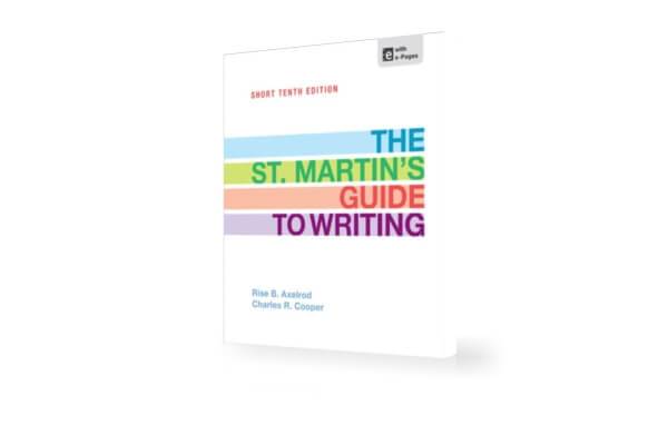 کتاب آموزش رایتینگ زبان انگلیسی | The St. Martins Guide To Writing