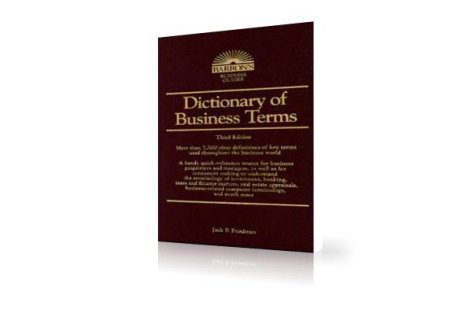 دیکشنری لغات و اصطلاحات بازرگانی و تجارت | Dictionary of Business Terms