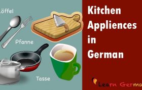 وسایل آشپزخانه به آلمانی + فیلم آموزشی | Kitchen Appliances in German