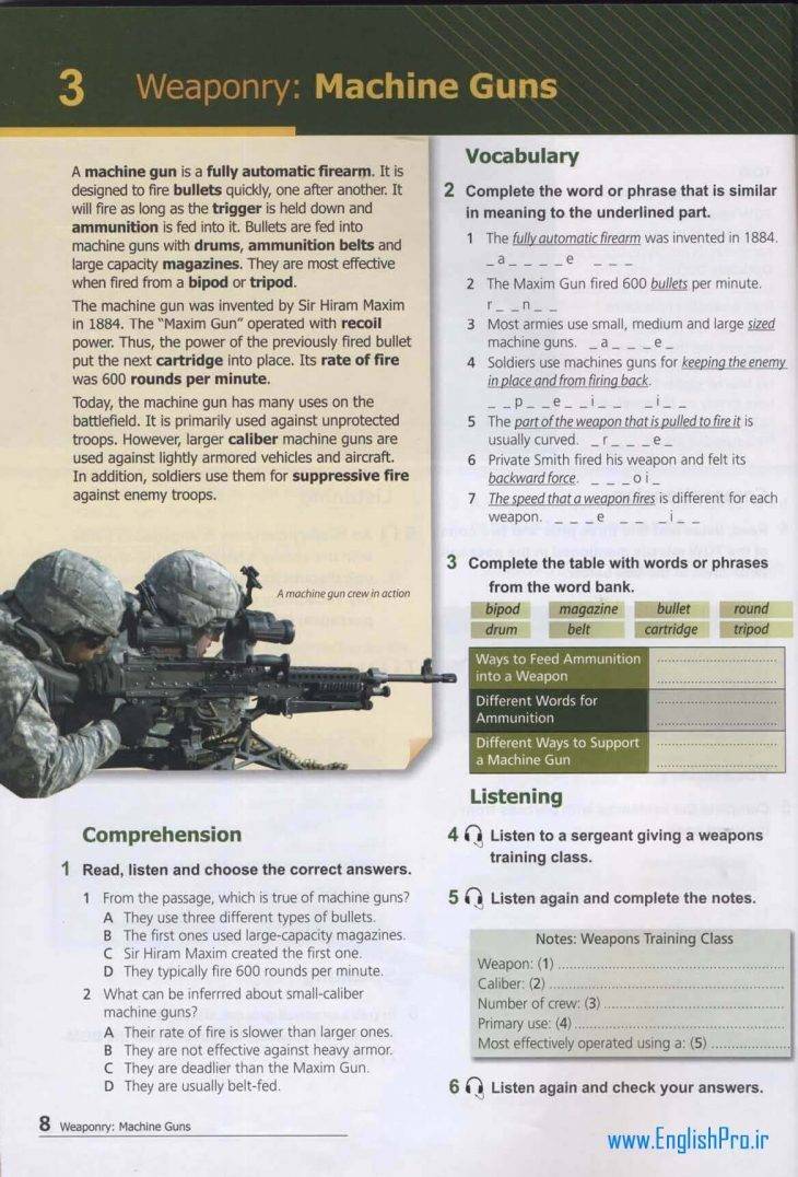 کتاب زبان انگلیسی علوم نظامی | English for Command & Control