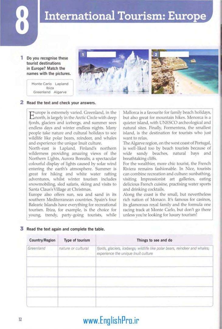 کتاب زبان انگلیسی تخصصی گردشگری و توریسم | Flash on English for Tourism