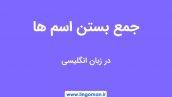 جمع بستن اسم ها در انگلیسی؛ توضیح کامل با مثال