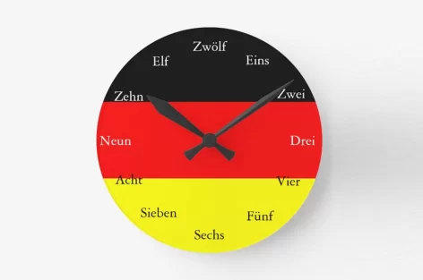 آموزش ساعت به آلمانی + زمان و تاریخ با مکالمه و تمرین
